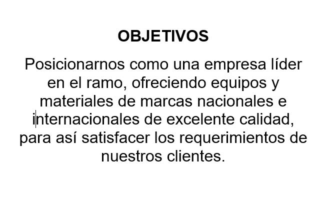 OBJETIVOS
